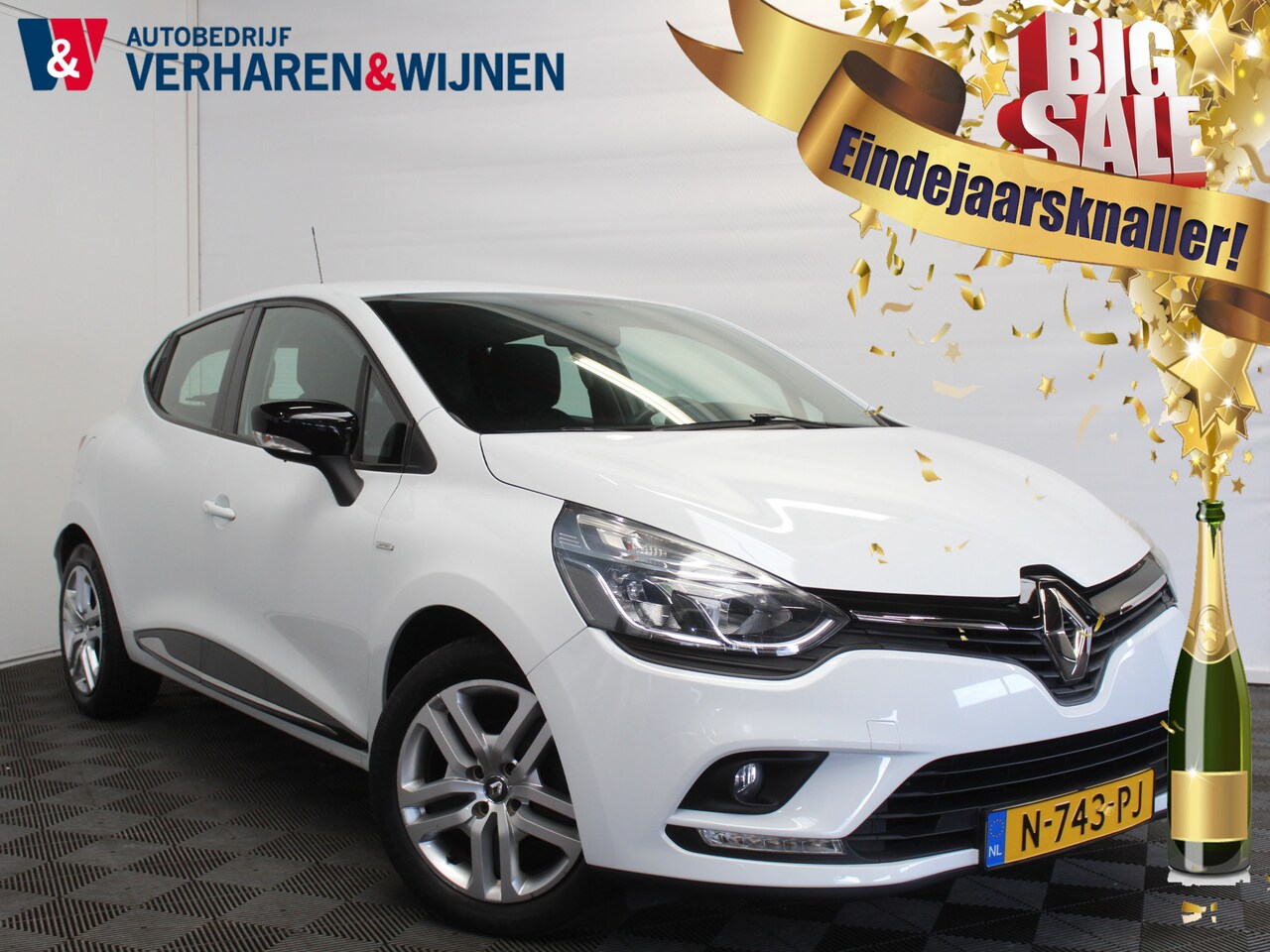 Renault Clio - 1.2 Limited AIRCO | CRUISE | BLUETOOTH | ELECRM | ISOFIX | CDV - AutoWereld.nl