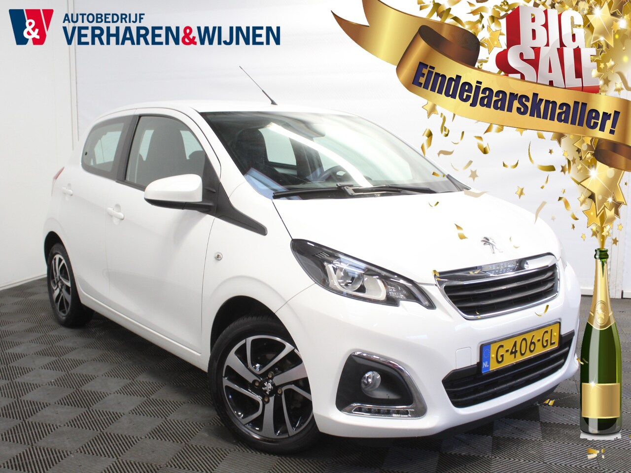 Peugeot 108 - 1.0 e-VTi Allure CARPLAY | AIRCO | LMV | LED - AutoWereld.nl