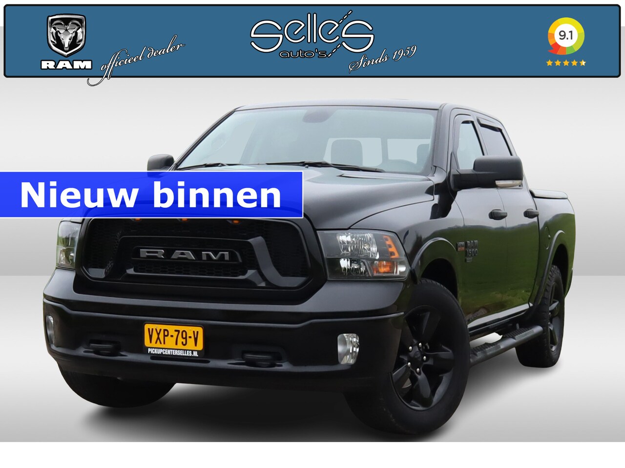 Dodge Ram 1500 - 5.7 V8 4x4 Crew Cab Selles Packages | Stoel/Stuur verwarming | 3500 KG Trekgewicht | 4x4 | - AutoWereld.nl