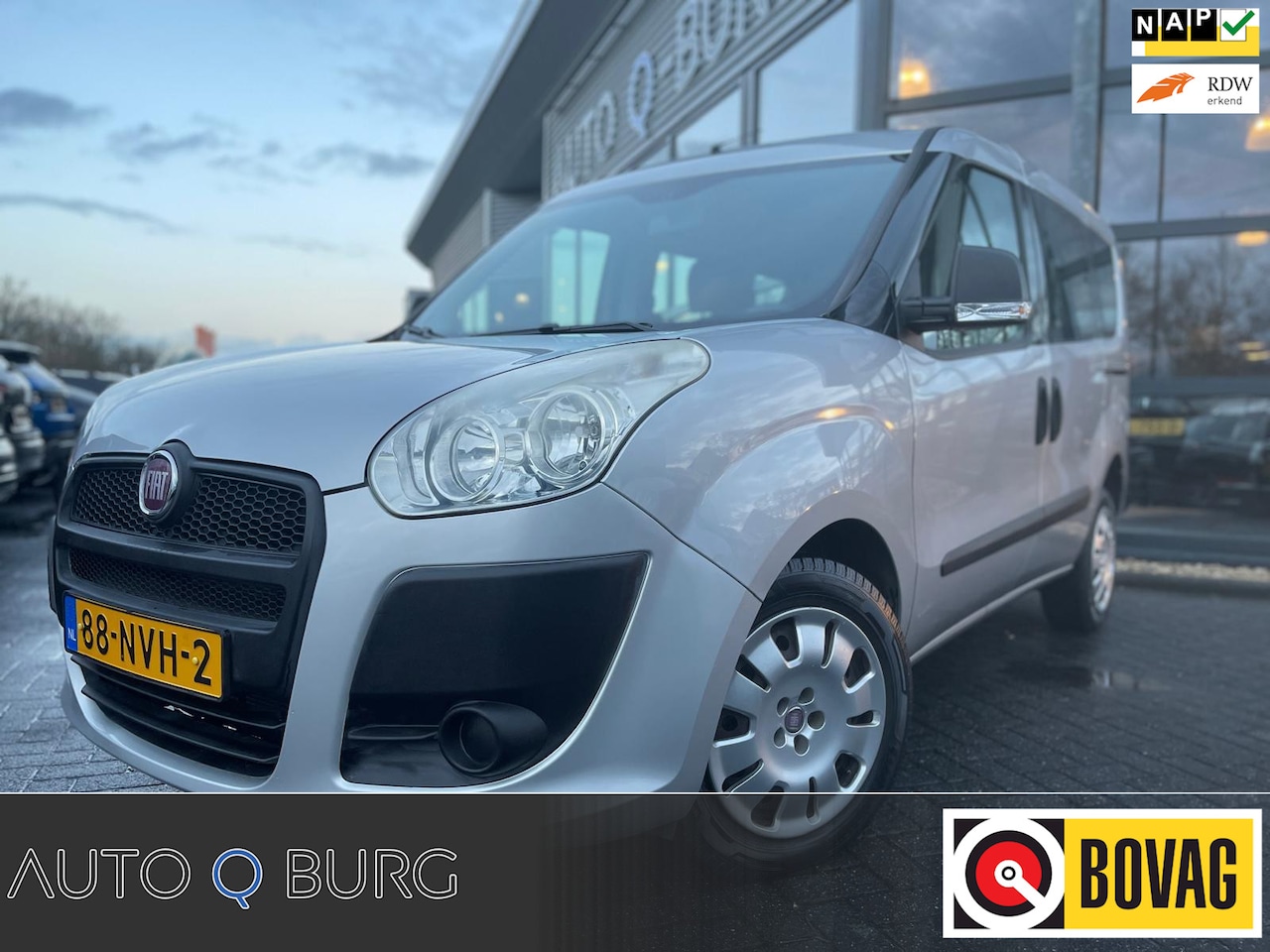 Fiat Doblò - 1.4 Dynamic | Dubbele schuifdeuren | Airco | 42D KM! | - AutoWereld.nl