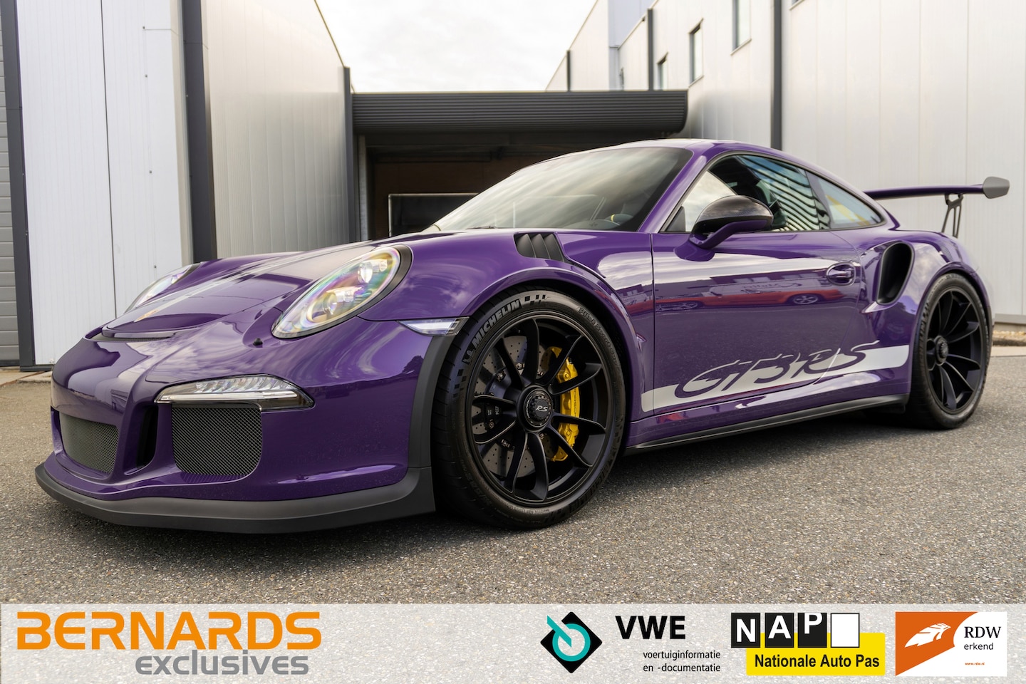 Porsche 911 - (991) GT3 RS - Ultra Violet - Lift - PCCB - AutoWereld.nl