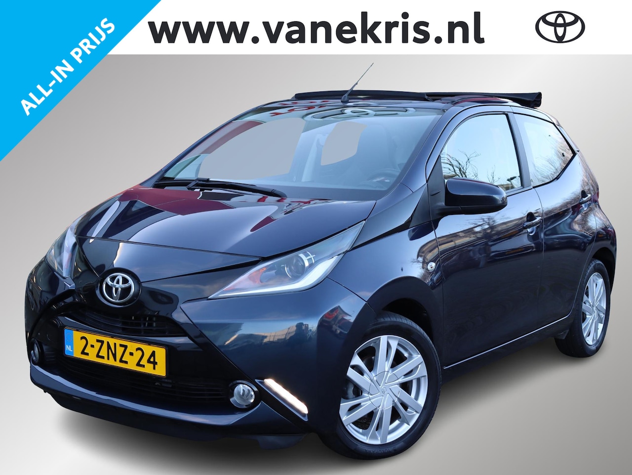 Toyota Aygo - 1.0 VVT-i x-wave 1.0 VVT-i x-wave , X-Shift automaat, Navi, Cabrio - AutoWereld.nl