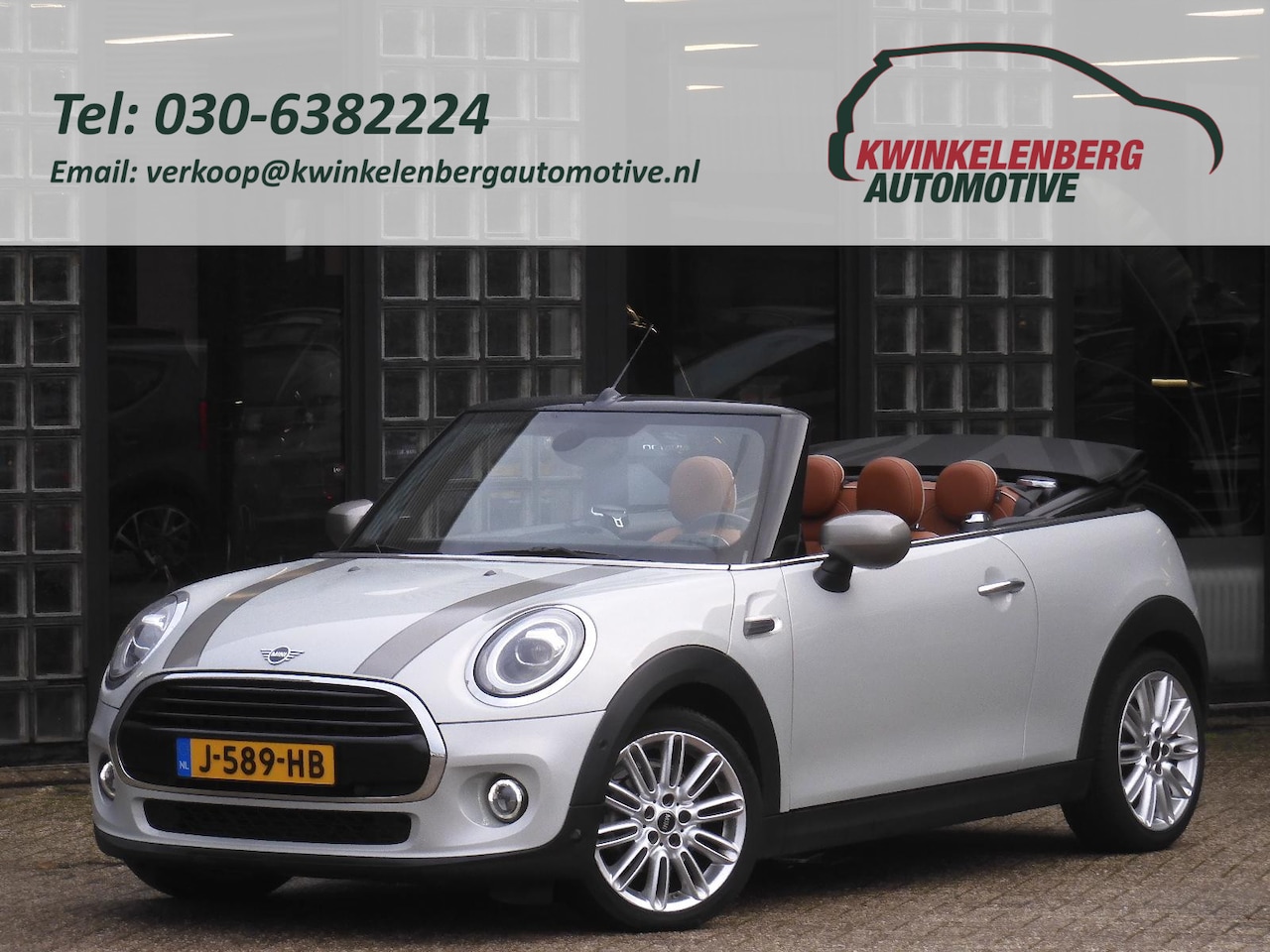 MINI Cabrio - 1.5 COOPER SIDEWALK/ LEER/ H&K AUDIO/ PDC V+A - AutoWereld.nl