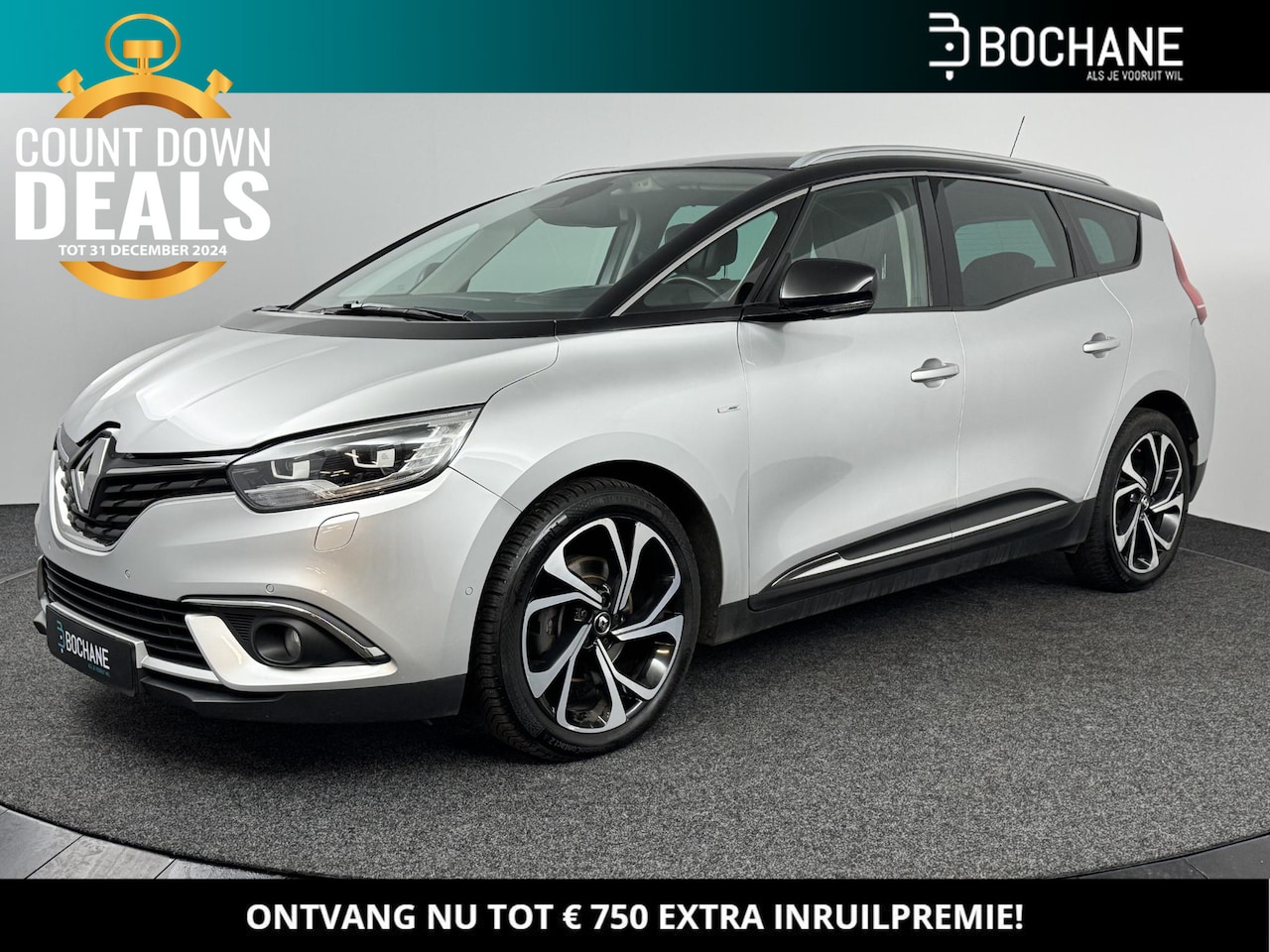 Renault Grand Scénic - 1.3 TCe 160 EDC Bose | Trekhaak | All season banden | Head-up display | Stoelverwarming | - AutoWereld.nl