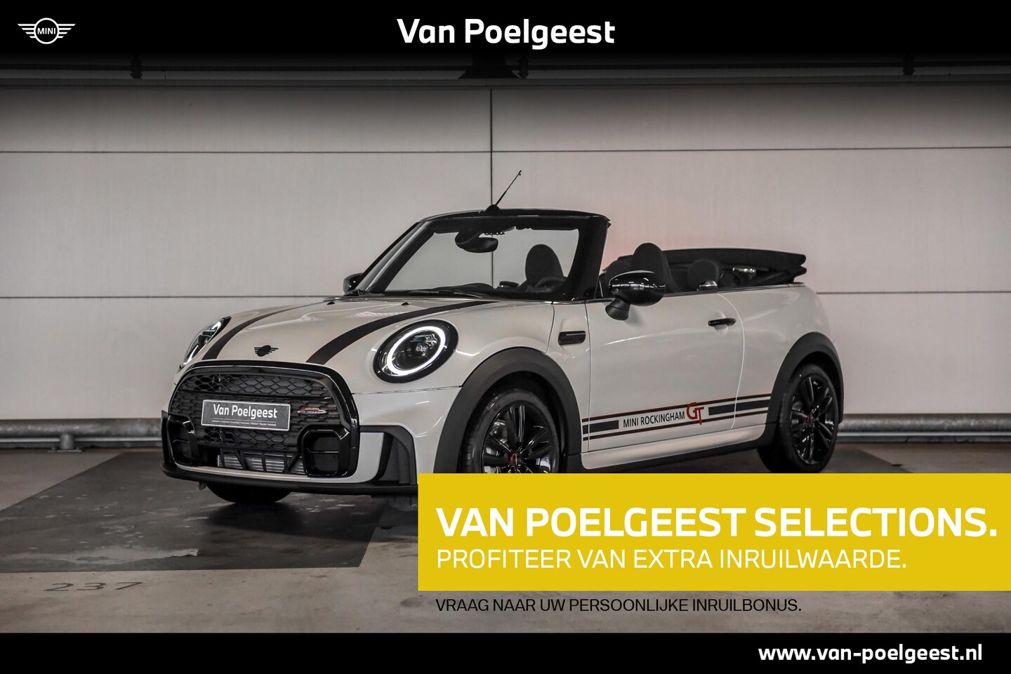 MINI Cabrio - Cooper Rockingham GT | Stuurwielrand Verwarmd | Selections - AutoWereld.nl