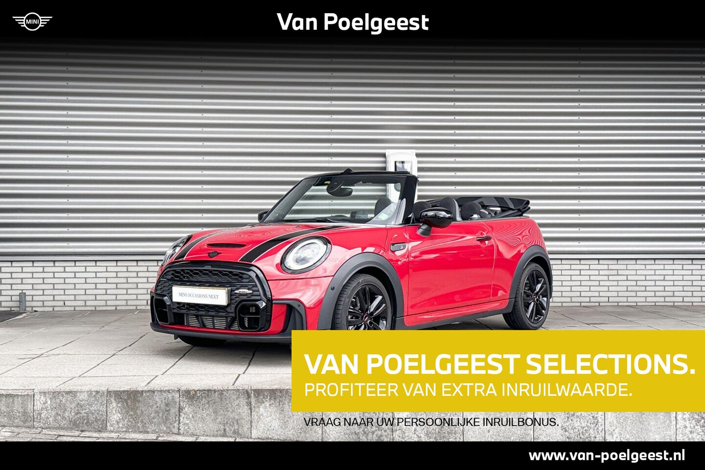 MINI Cabrio - 2.0 Cooper S John Cooper Works /Harman Kardon /Head-up /Stuurwiel verwarmd /Achteruitrij c - AutoWereld.nl