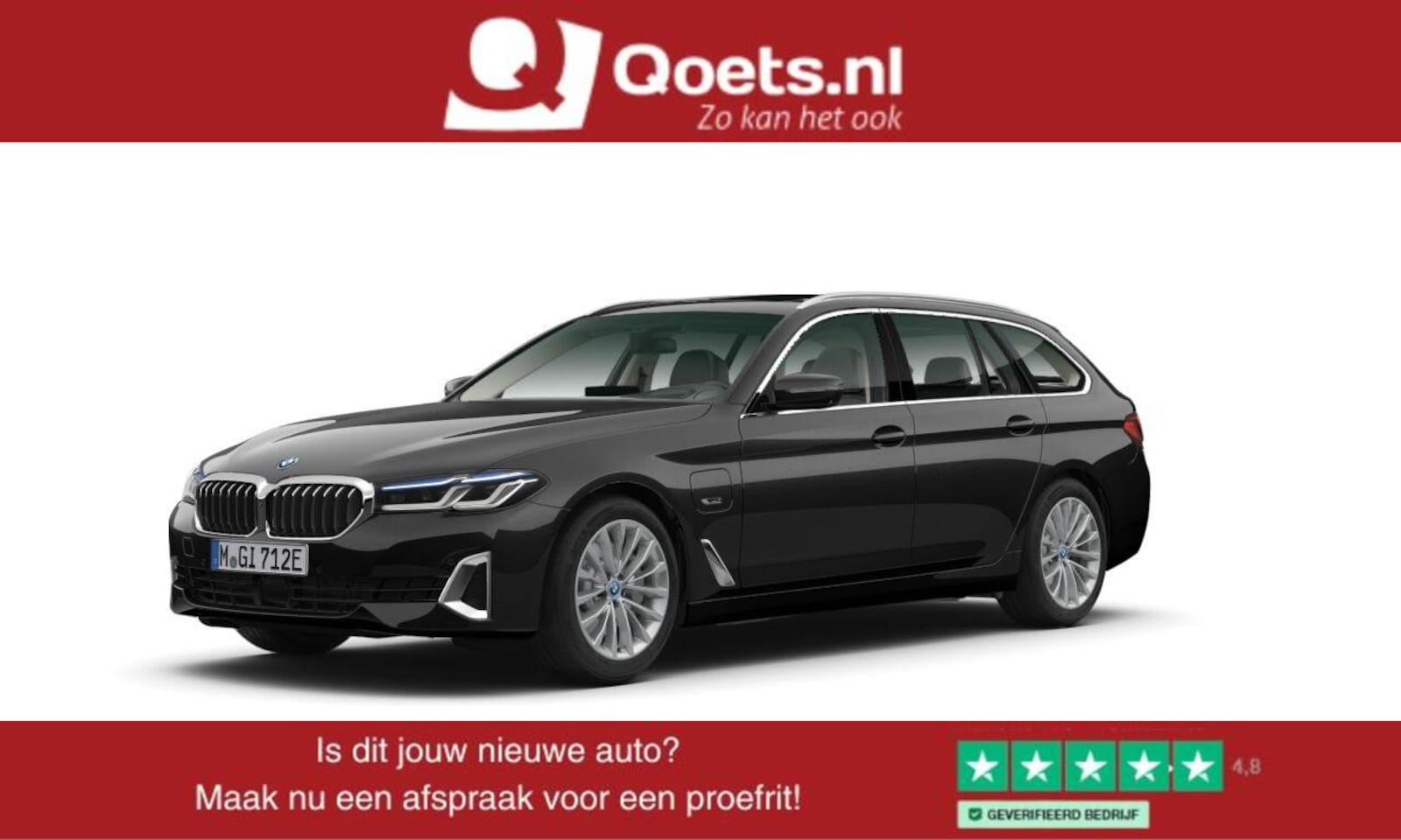 BMW 5-serie Touring - 530e Business Edition Plus Sensatec Luxury Line - Panoramadak - Comfort Access - Parking/D - AutoWereld.nl