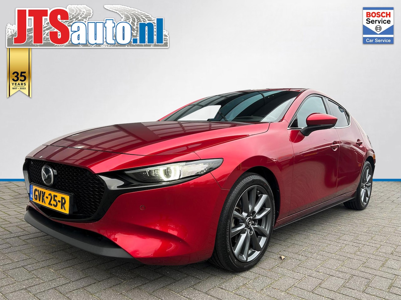 Mazda 3 - E-Skyactiv-G 150PK Hybrid, Carplay, HUD, Winterpakket - AutoWereld.nl