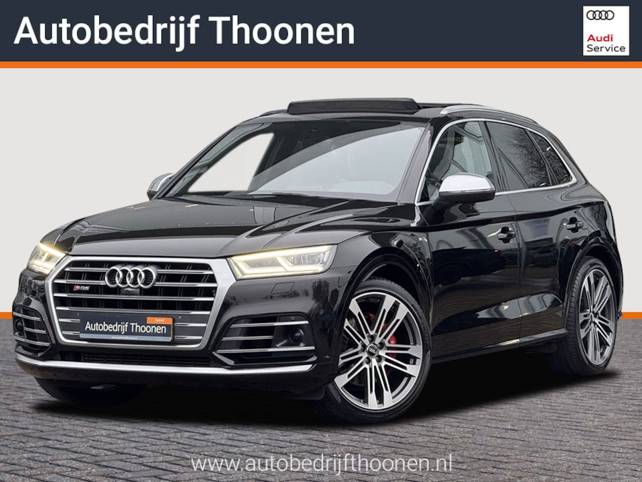 Audi Q5 SQ5 - 3.0 TFSI quattro | Exclusive Panther Black | Trekhaak - AutoWereld.nl