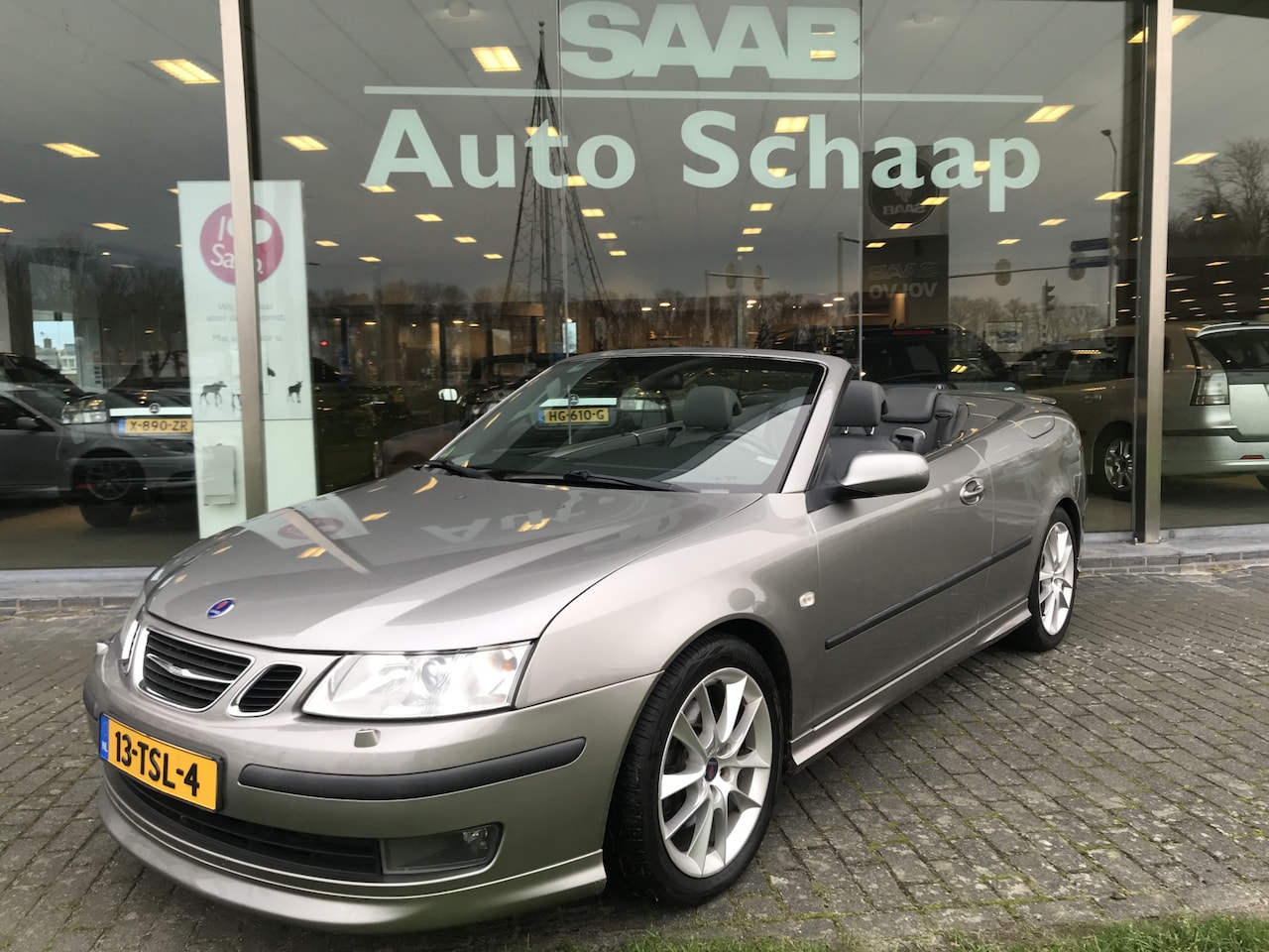 Saab 9-3 Cabrio - 2.8 V6 T Aero | Rijklaar incl garantie | Kap 2023 Xenon 18 inch Spoiler Stoelverwarming - AutoWereld.nl