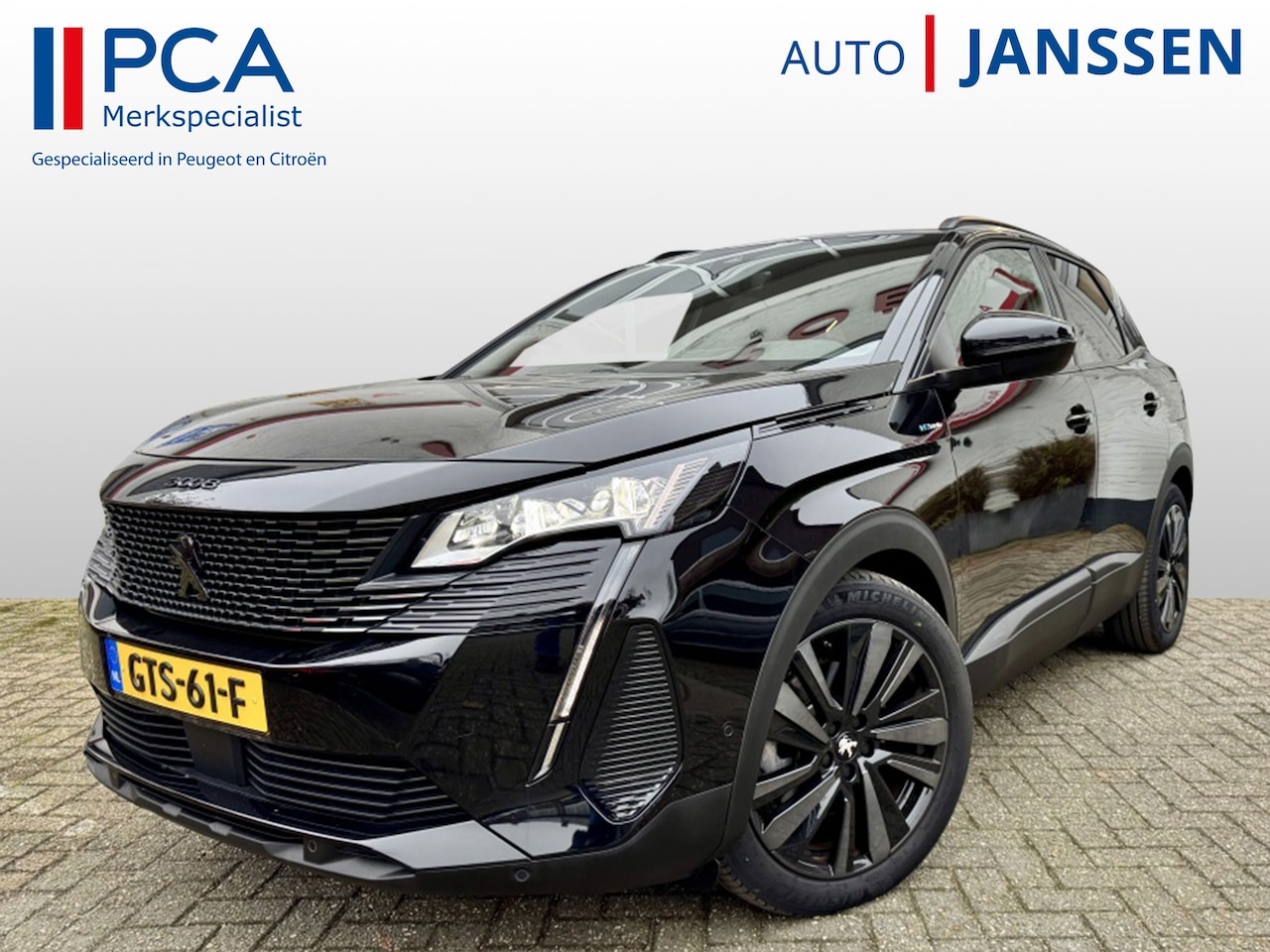 Peugeot 3008 - 1.6 HYbrid 225 GT BlackPack Full Led Carplay - AutoWereld.nl