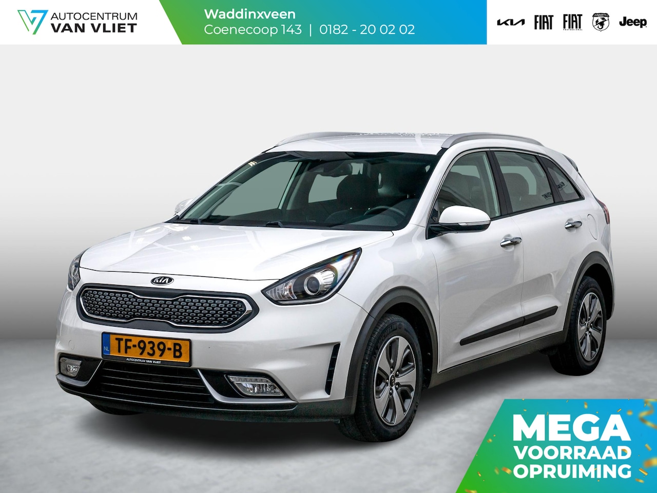 Kia Niro - 1.6 GDi Hybrid DynamicLine Navigatie l camera l - AutoWereld.nl