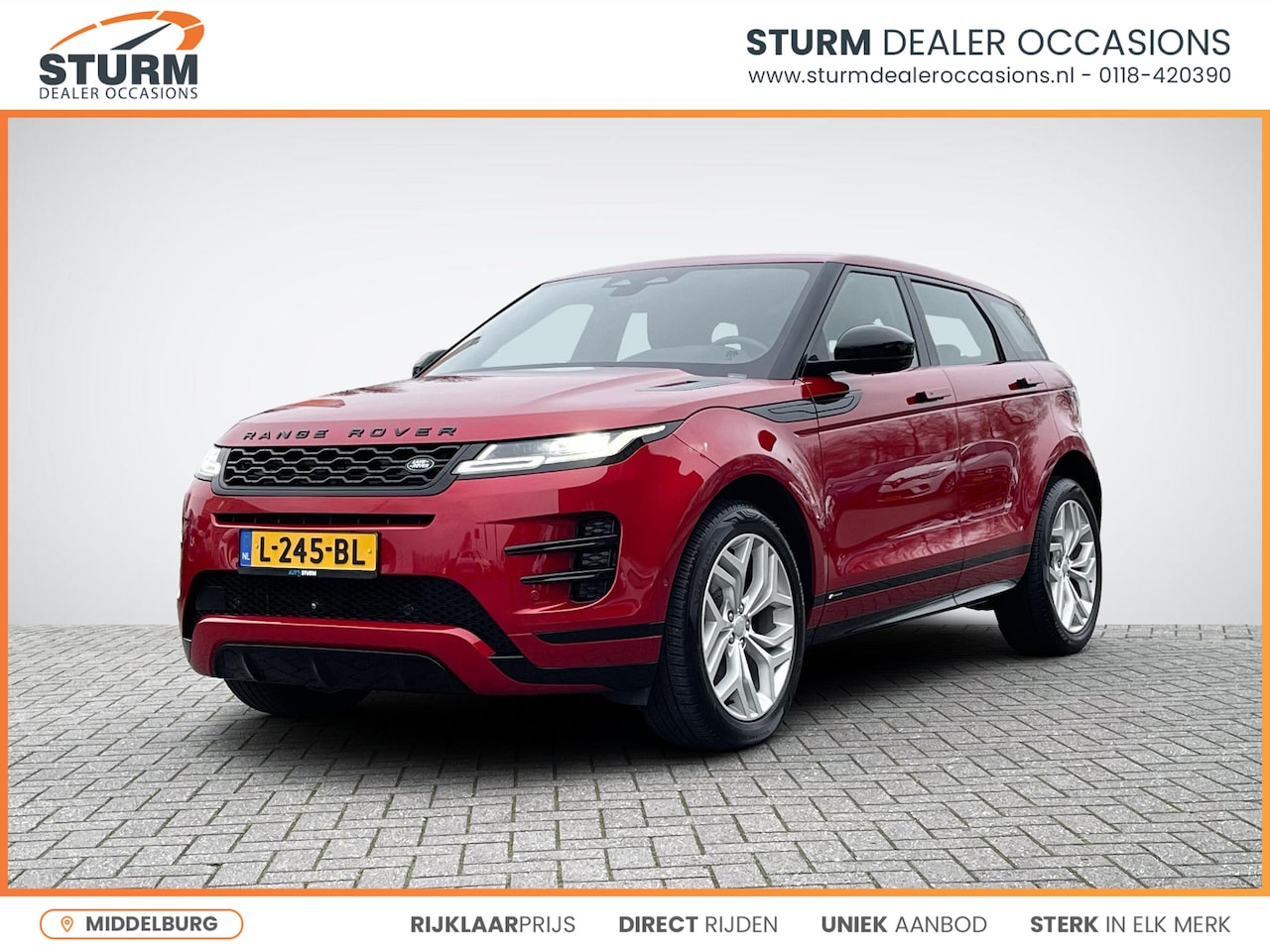 Land Rover Range Rover Evoque - 1.5 P300e AWD R-Dynamic HSE | Tekhaak Afneembaar | Panoramadak | Stuur- + Stoelverwarming - AutoWereld.nl