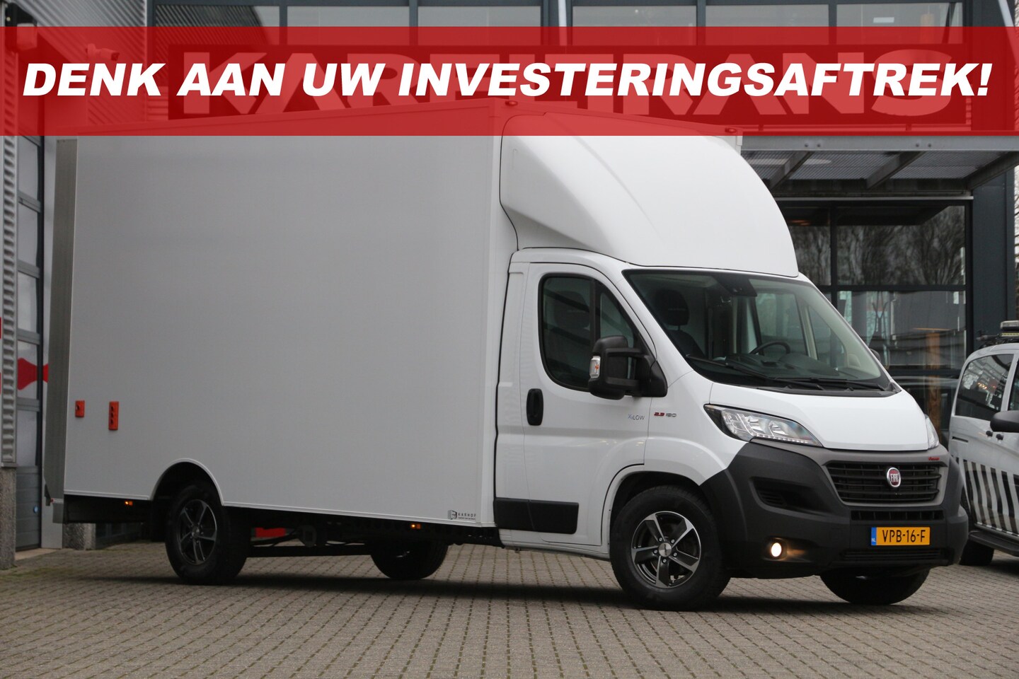 Fiat Ducato - 2.3 MJ 180PK | Aut. | X-low | 450x213x253 | Laadklep | Camera | Clima.. - AutoWereld.nl