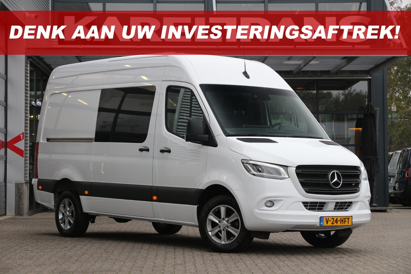 Mercedes-Benz Sprinter - 319 3.0 CDI V6 | Aut. | 2x Schuifdeur | 3.5t trekgewicht | Standkachel | Clima.. - AutoWereld.nl