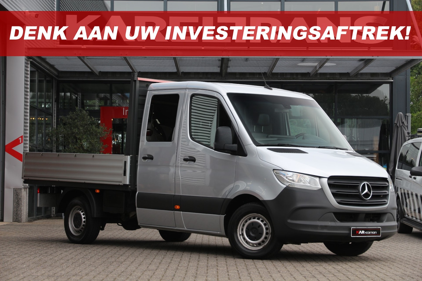 Mercedes-Benz Sprinter - 319 3.0 CDI V6 | Aut. | DC | 3.5t trekgewicht | Standkachel | Clima.. - AutoWereld.nl