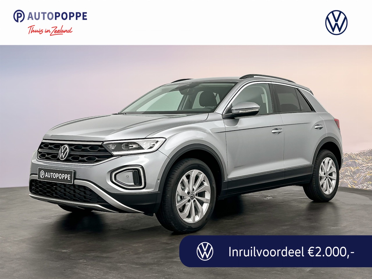 Volkswagen T-Roc - 1.0 TSI 116 6MT Oranje Edition | 'App-Connect' draadloze smartphone integratie | 'App-Conn - AutoWereld.nl