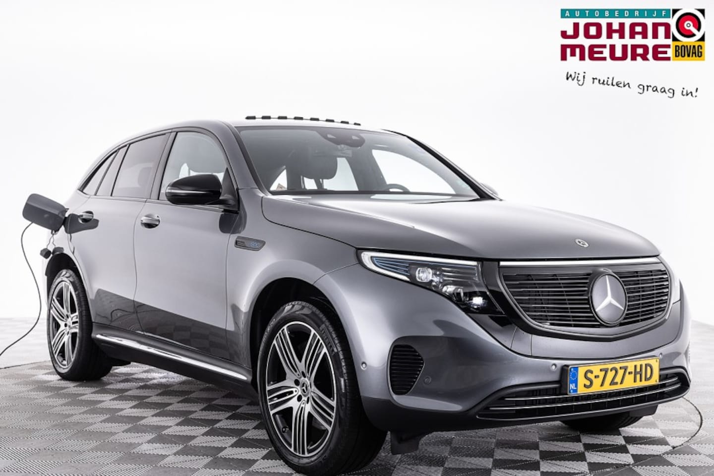 Mercedes-Benz EQC - 400 4MATIC Luxury Line 80 kWh | PANORAMADAK | LEDER ✅ 1e Eigenaar . - AutoWereld.nl