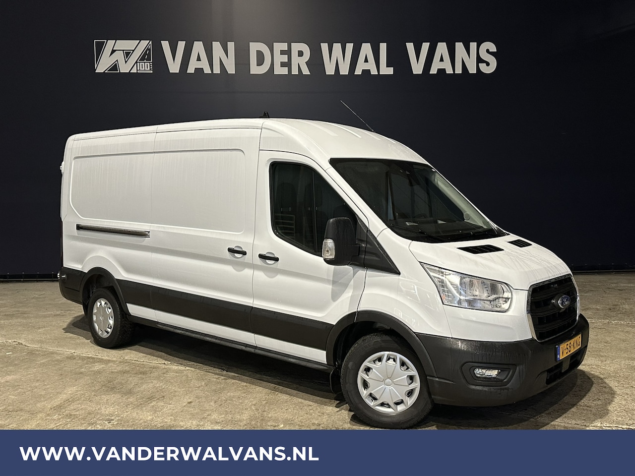 Ford Transit - 2.0 TDCI 131pk L3H2 Euro6 Airco | Camera | Navigatie | Apple Carplay | Cruisecontrol Stoel - AutoWereld.nl