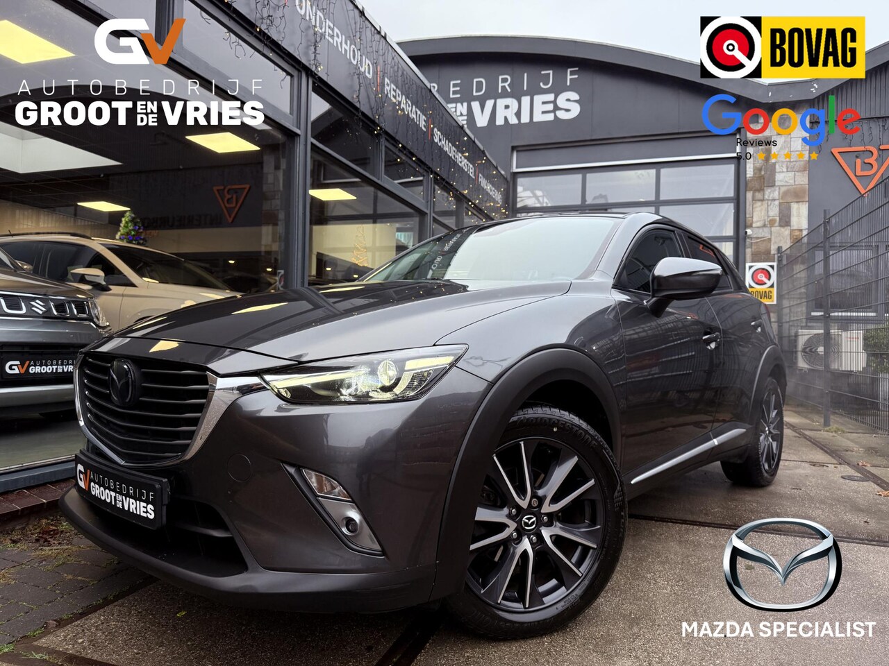 Mazda CX-3 - 2.0 SkyActiv-G 120 GT-M Trekhaak|Leer|Camera|Bose - AutoWereld.nl