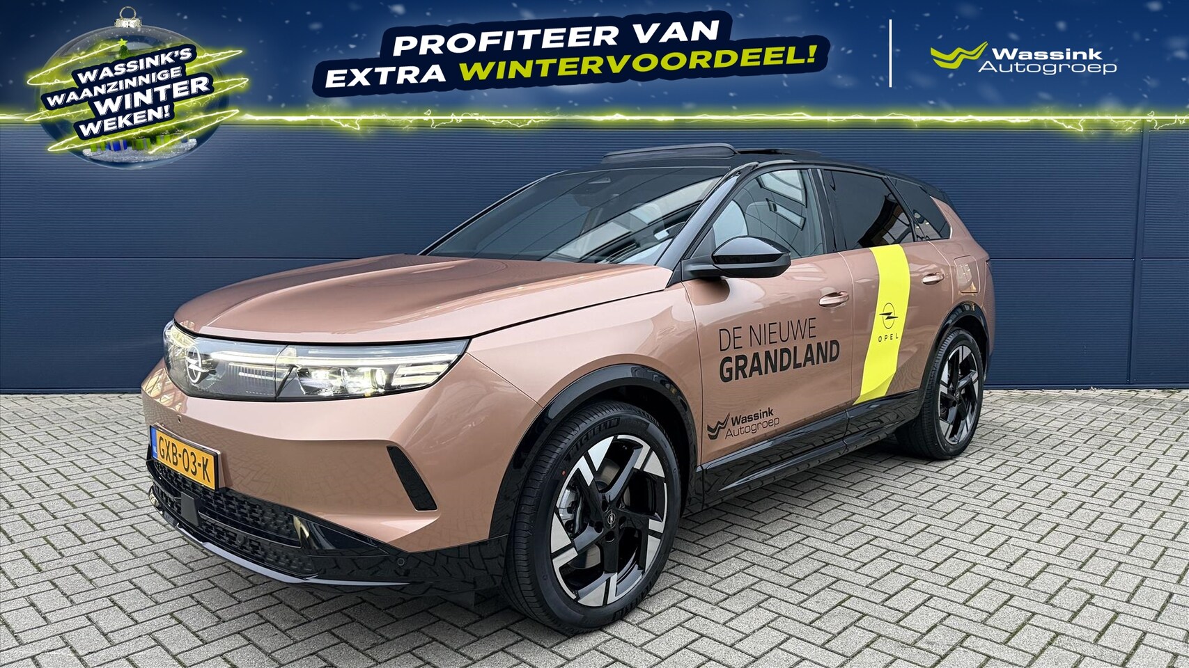 Opel Grandland - New 73kWh 213pk GS | Schuif-/Kanteldak | Intelli-lux Verlichting | 16" Multimediascherm | - AutoWereld.nl