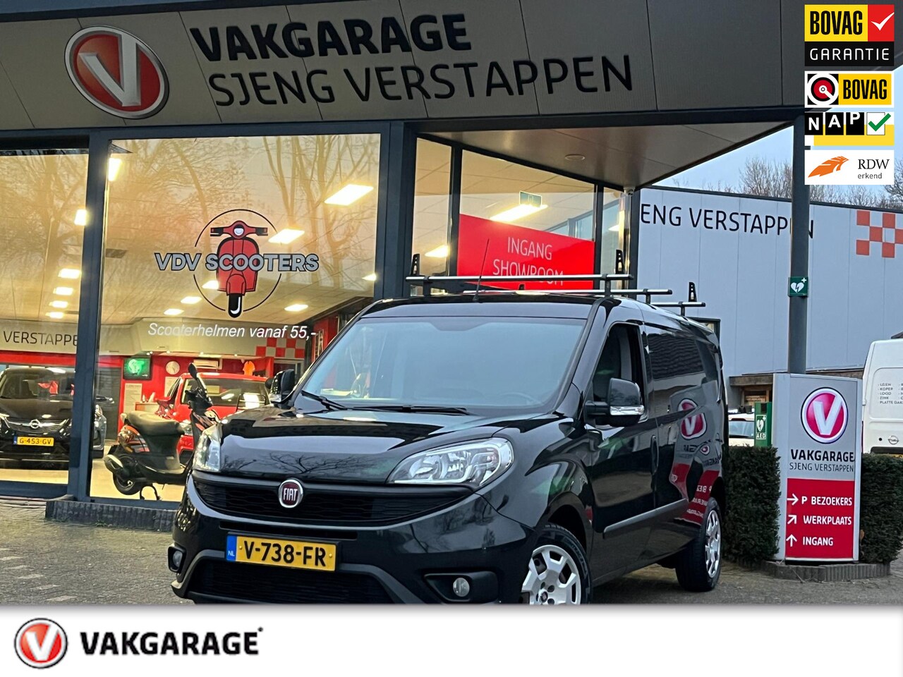 Fiat Doblò Cargo - 1.3 MJ L2H1 Maxi SX Navi Bovag rijklaarprijs !! - AutoWereld.nl