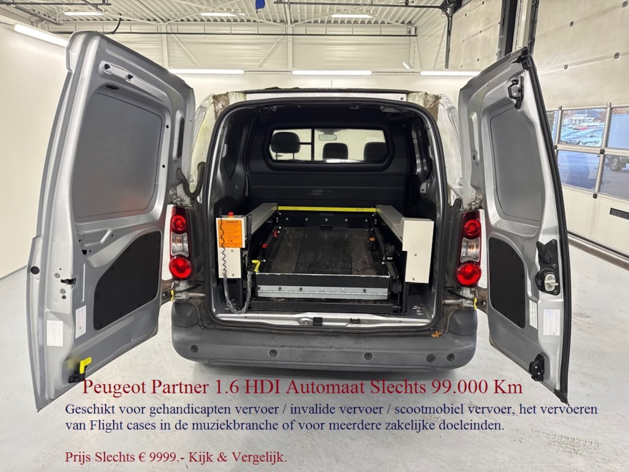 Peugeot Partner - 1.6 HDI Elektrische Lift Scootmobiel / Invalide - AutoWereld.nl