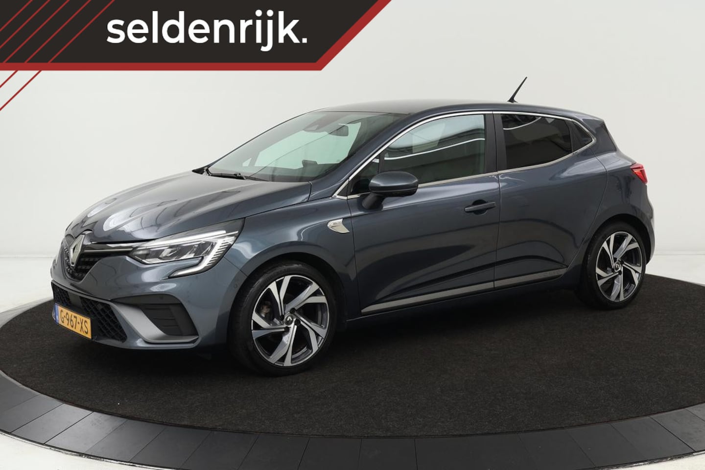 Renault Clio - 1.0 TCe R.S. Line | 360 Camera | Trekhaak | Park Assist | Carplay | Half leder | Keyless | - AutoWereld.nl