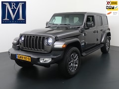 Jeep Wrangler Unlimited - 4xe 380 Sahara VAN 71.900 VOOR 63.877 EINDEJAARSVOORDEEL: 8.023 | 5 PL. | DAK KAN OPEN| IN