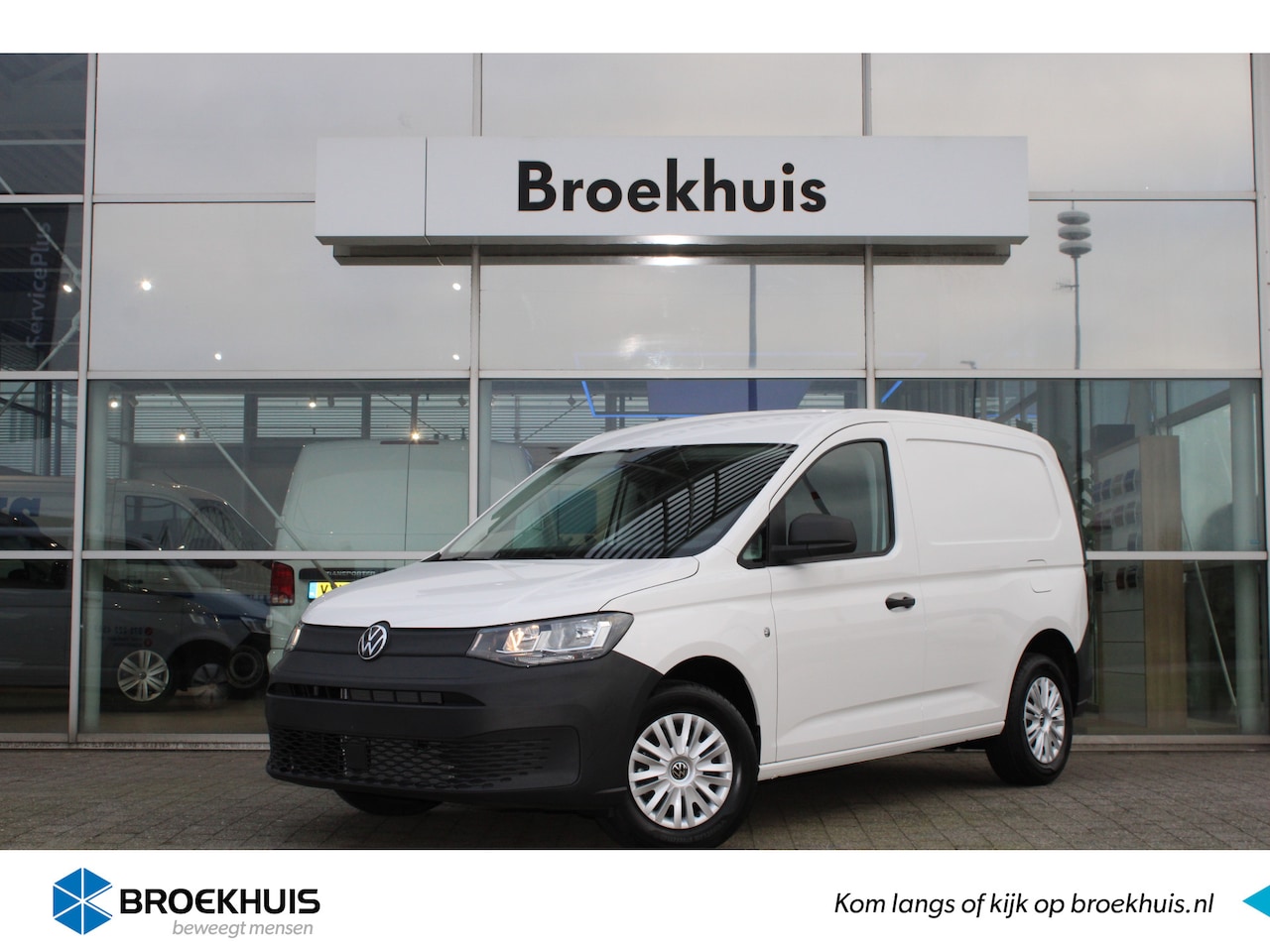 Volkswagen Caddy - 102 PK | Comfort | Trekhaak | Airco | DAB+ | Armsteunen | Reservewiel - AutoWereld.nl