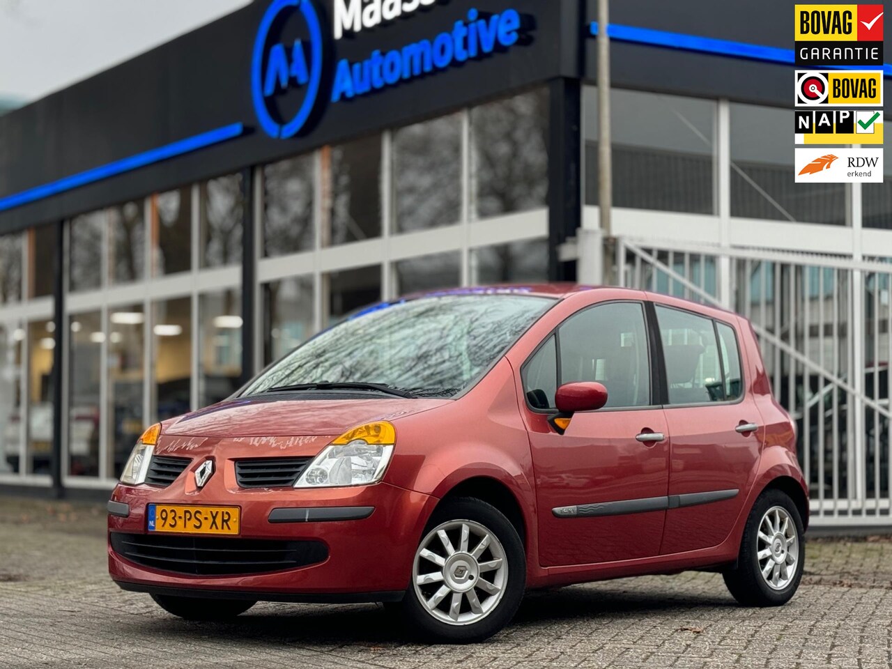 Renault Modus - 1.4-16V Airco|Cruise control|Nieuwe APK|Elek.ramen|Onderhoudshistorie|Multif.stuur|Boekjes - AutoWereld.nl