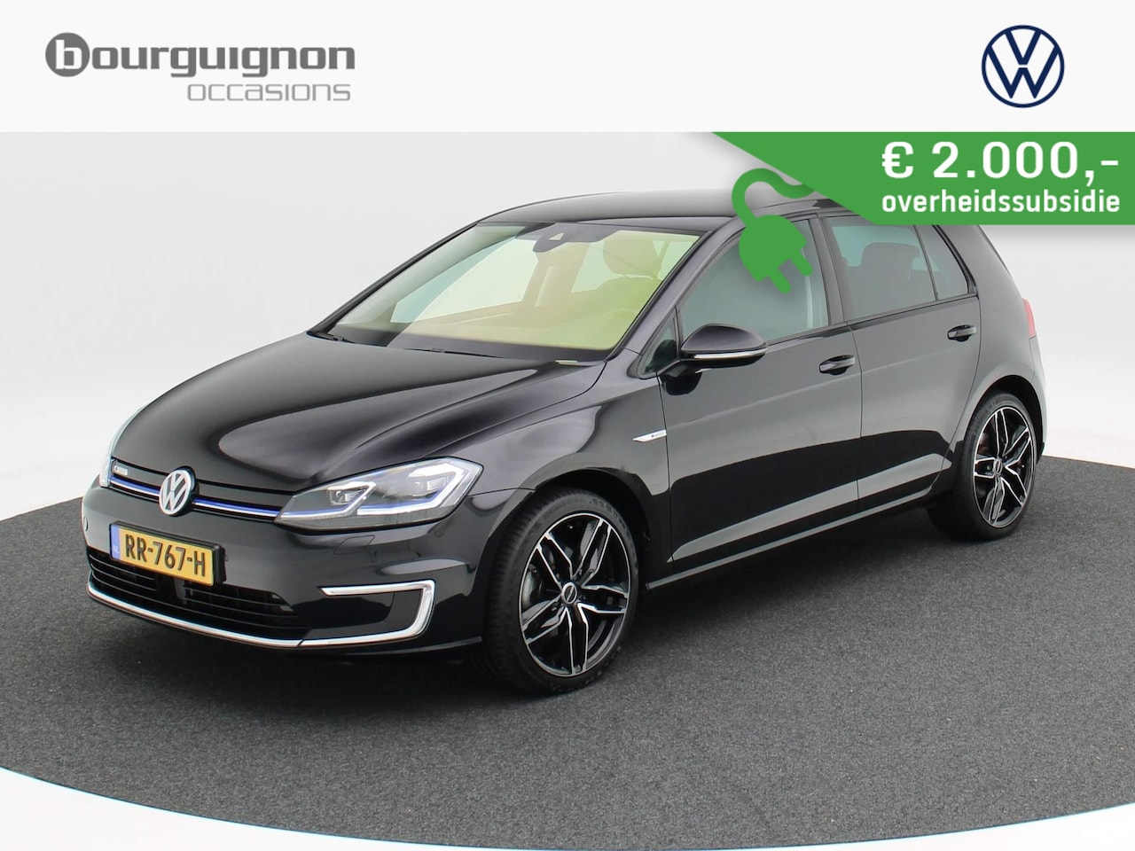 Volkswagen e-Golf - Business 136 Pk Automaat | Full LED | Leder | 18 Inch | Virtual Dashboard | 58.248 Km!! - AutoWereld.nl