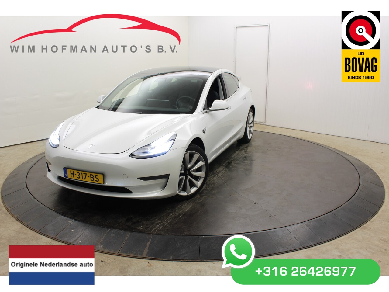 Tesla Model 3 - Long Range RWD Long Range AWD 75 kWh 351PK FSD Comp Autopilot 19" Pano Leder Camera - AutoWereld.nl