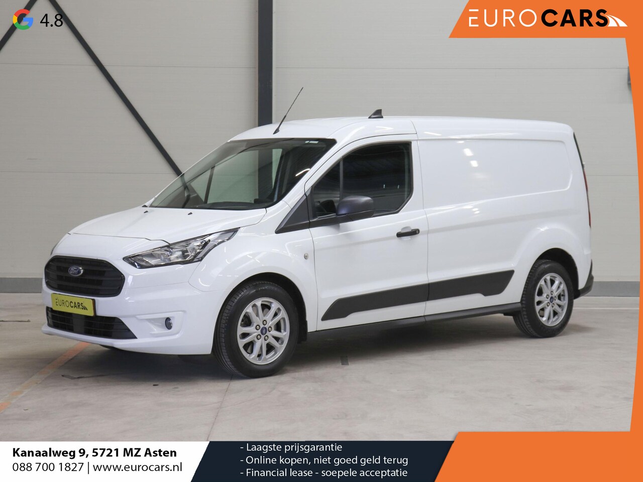 Ford Transit Connect - 1.5 EcoBlue L2 Trend Automaat Navi Airco Parkeersensoren Cruise Control 3Zits Camera # - AutoWereld.nl