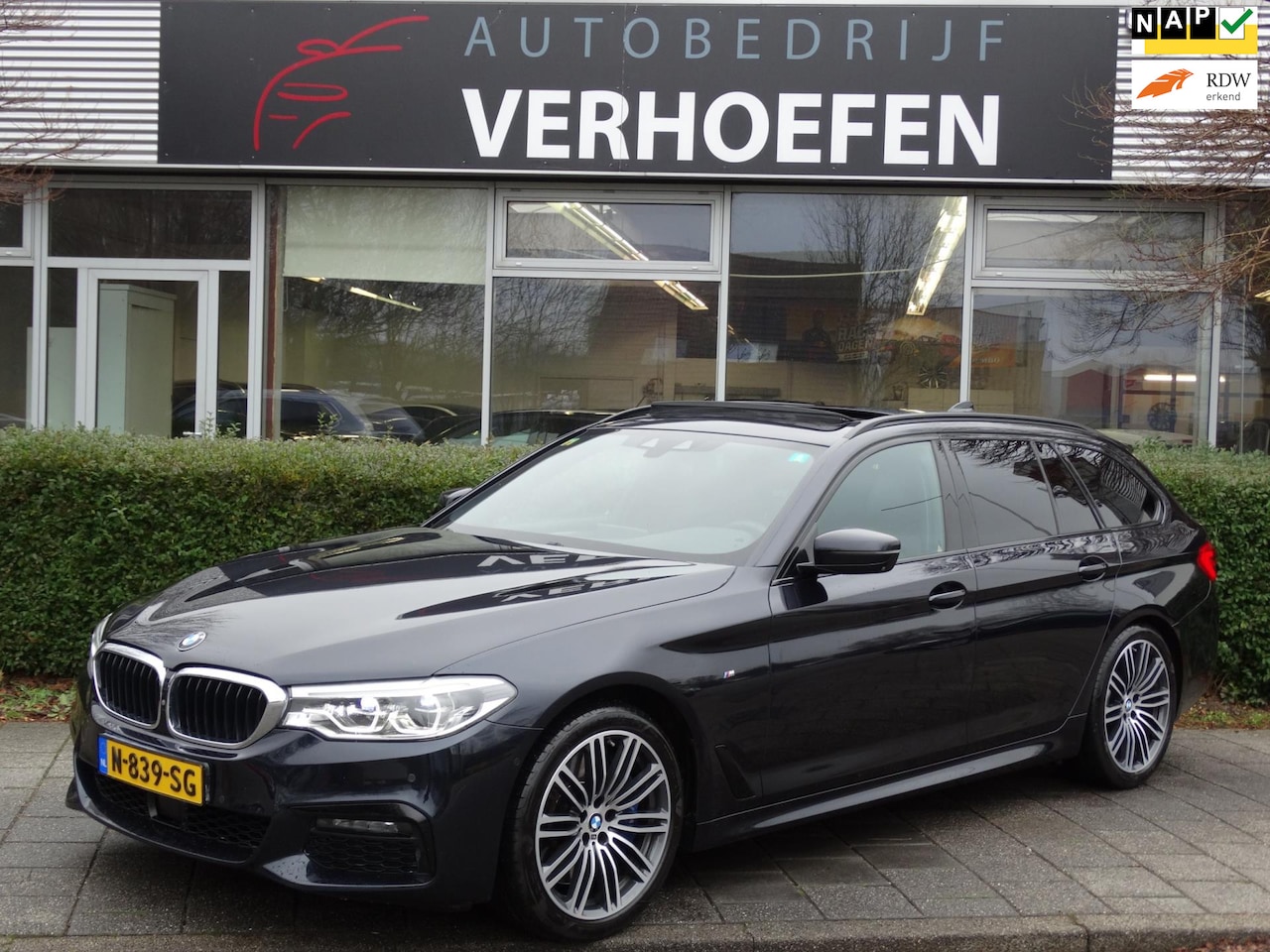 BMW 5-serie Touring - 540i xDrive High Executive - PANORAMADAK - STOEL VERW - 360 PARK CAMERA - TREKHAAK ELEC ! - AutoWereld.nl