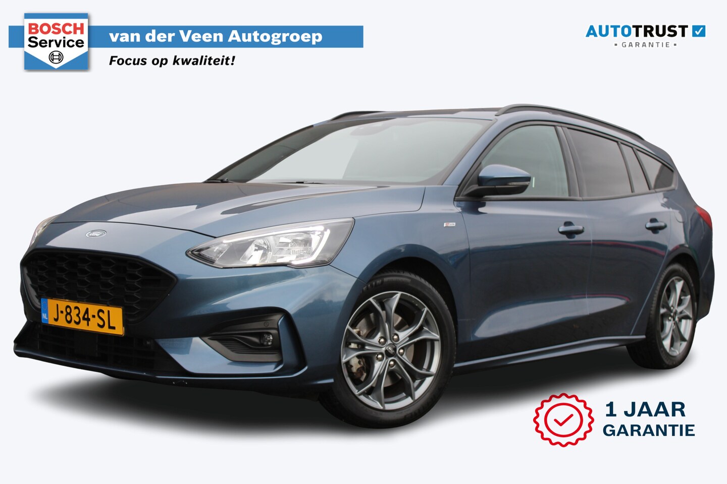 Ford Focus Wagon - 1.0 Hybrid ST Line | Incl. 12 maanden garantie | Cruise | Navigatie | Airco | Camera | - AutoWereld.nl