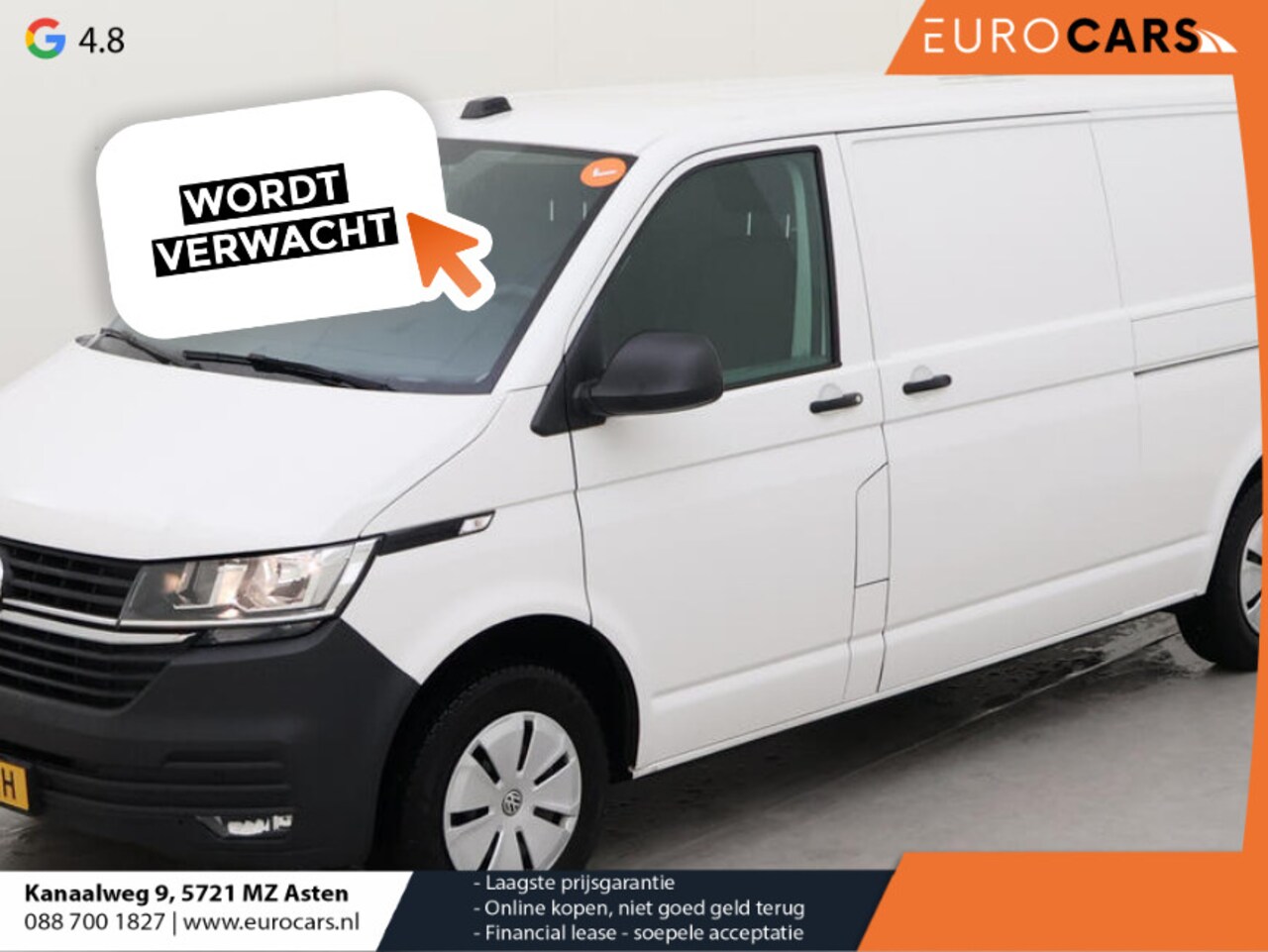 Volkswagen Transporter - 110pk L2H1 Executive 2x Schuifdeur Navigatie Cruisecontrol Airco - AutoWereld.nl