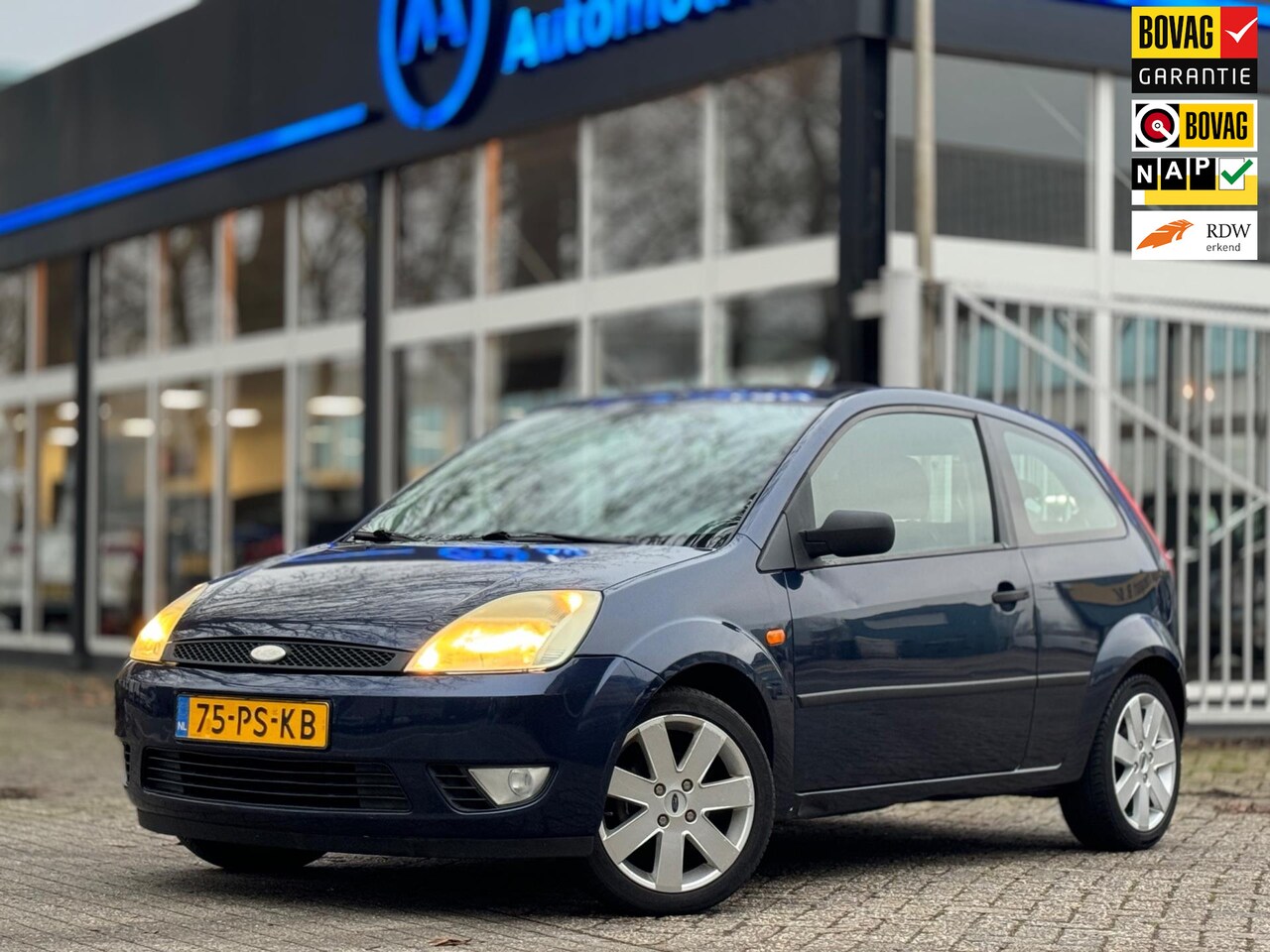 Ford Fiesta - 1.4-16V|Airco|LM velgen|Lage KM|Nieuwe APK|Boekjes|Topstaat - AutoWereld.nl