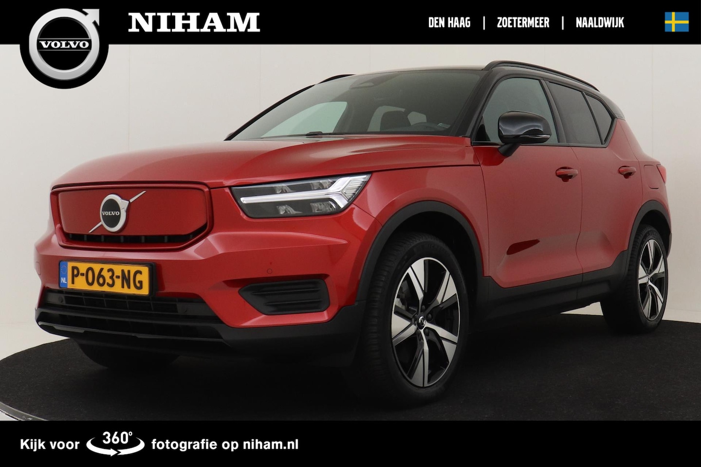 Volvo XC40 - RECHARGE PLUS -231PK|ALL.SEASON|GETINT.GLAS|CRUISE|KEY-LESS - AutoWereld.nl