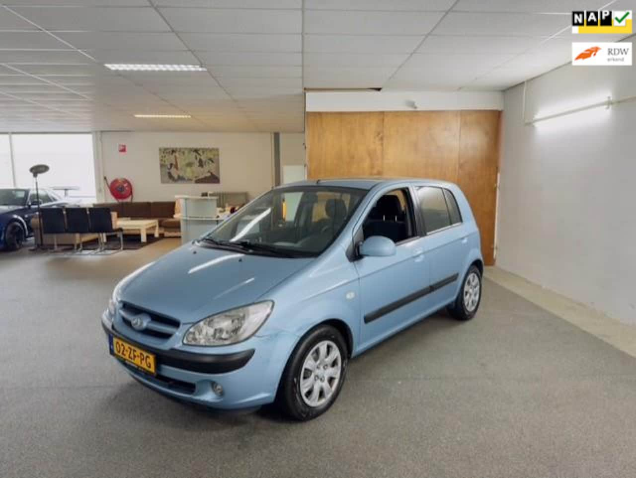 Hyundai Getz - 1.4i Active Joy Dealer - Onderhouden,Airco,E-Ramen,Parkeersensor,N.A.P,2 Sleutels,Topstaat - AutoWereld.nl