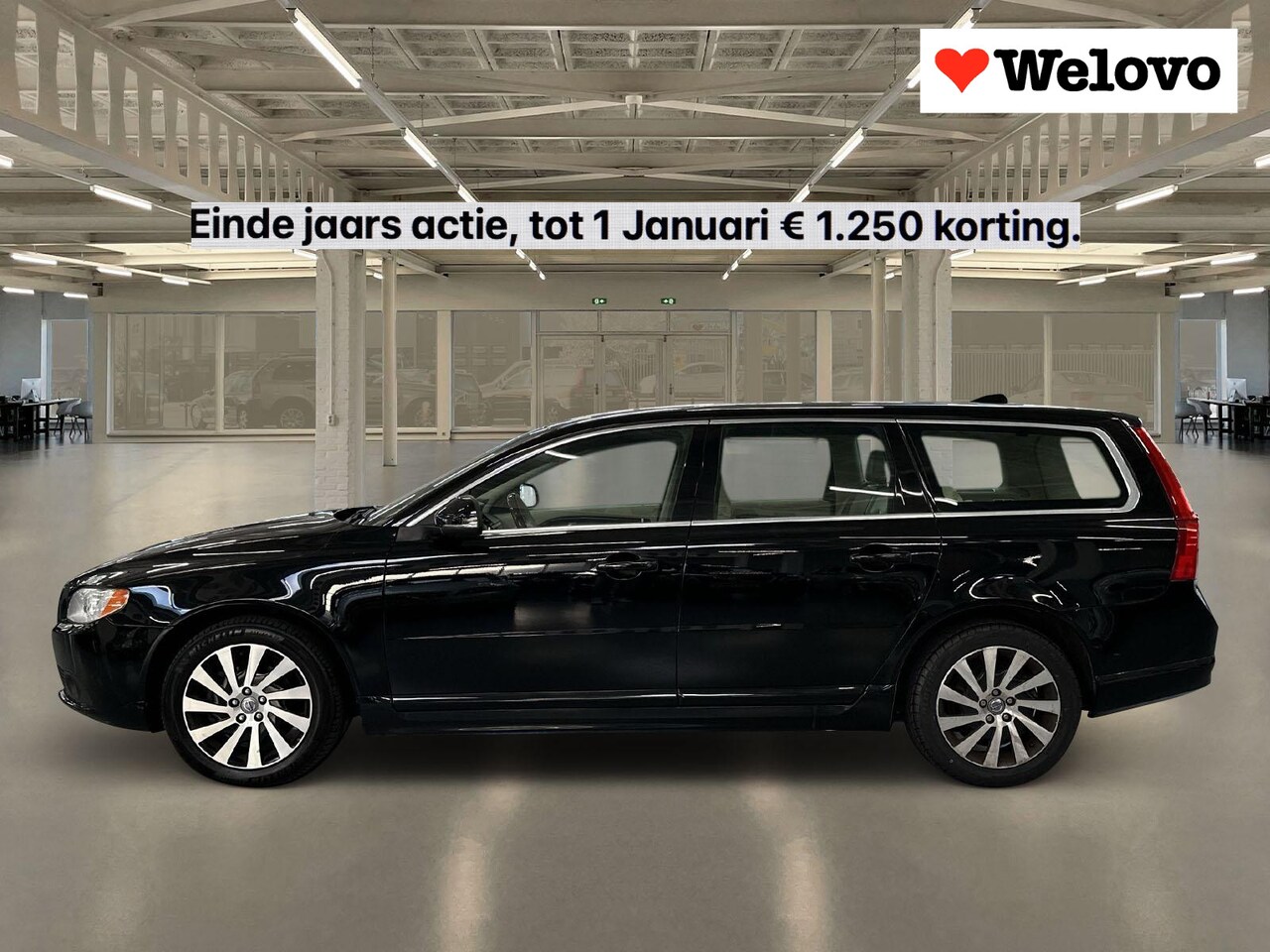 Volvo V70 - 1.6 T4 Limited Edition Leder interieur, verw. stoelen, trekhaak, Navigatie.... - AutoWereld.nl