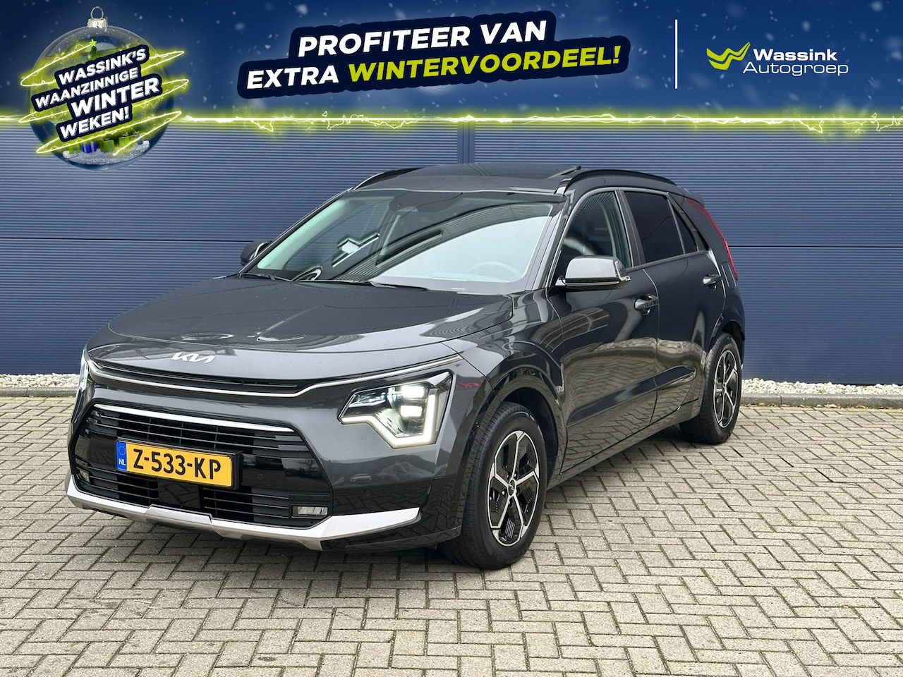 Kia Niro - 1.6 GDi Hybrid 141pk DCT6 DynamicPlusLine | Schuifdak | Leder | Adaptieve Cruise Control | - AutoWereld.nl