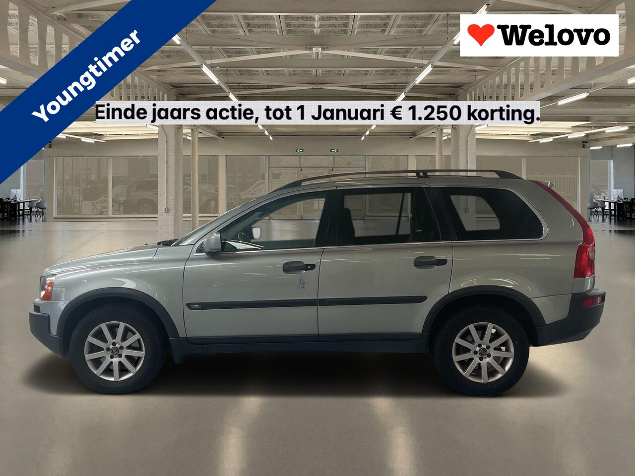 Volvo XC90 - 2.5 T Elan Youngtimer, incl. BTW, Dealer onderhoud, 7 persoons, trekhaak.... - AutoWereld.nl