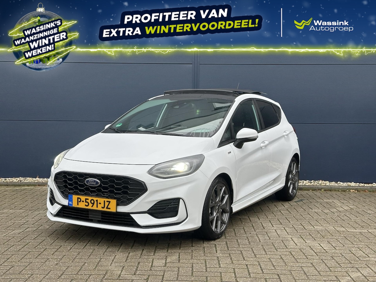 Ford Fiesta - 1.0 EcoBoost Hybrid 125pk ST-Line X Automaat | B&O Audio | Navigatie | Camera | Panoramada - AutoWereld.nl