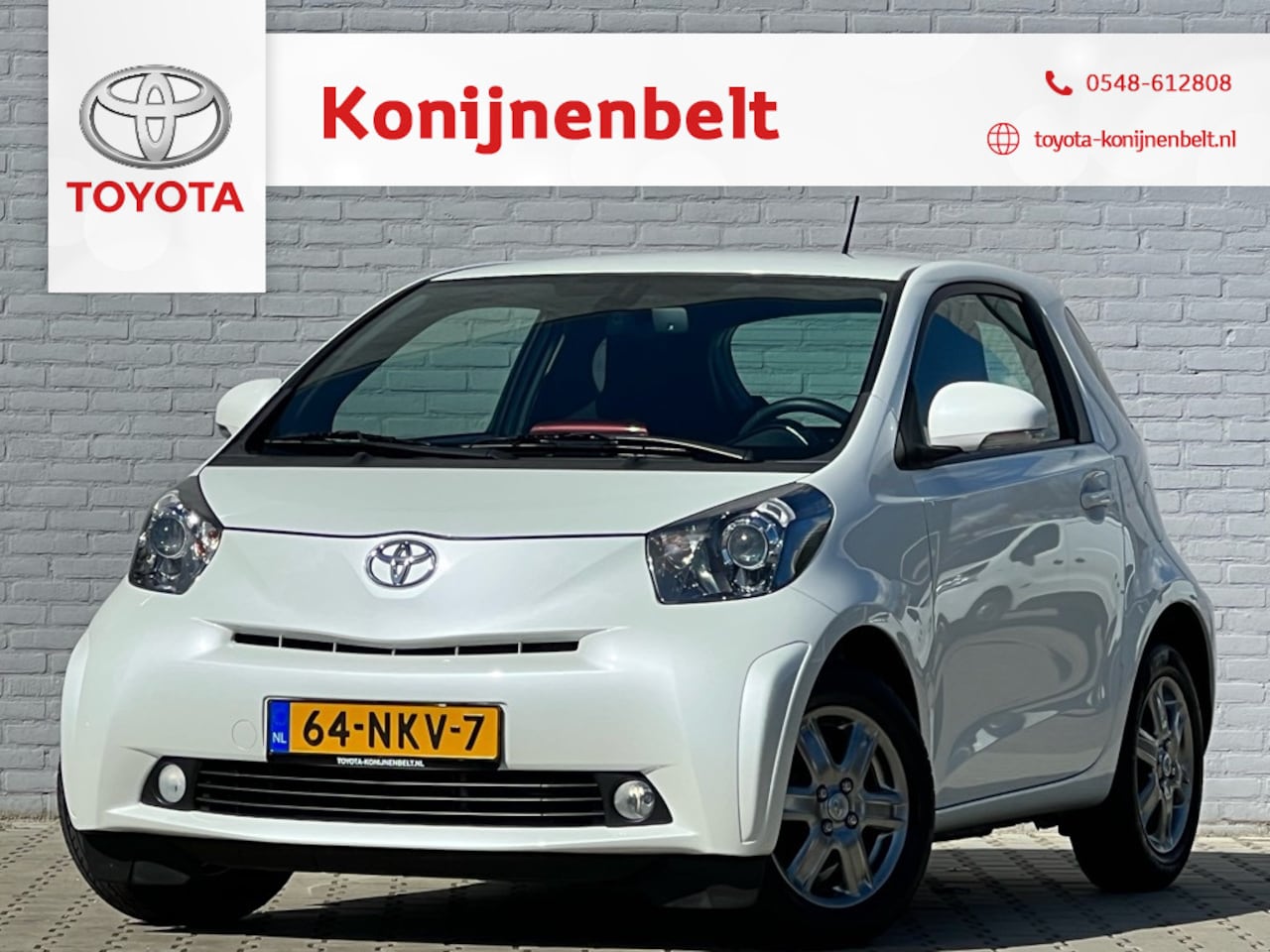 Toyota iQ - 1.0 VVT-i Pearl White Edition Automaat - AutoWereld.nl