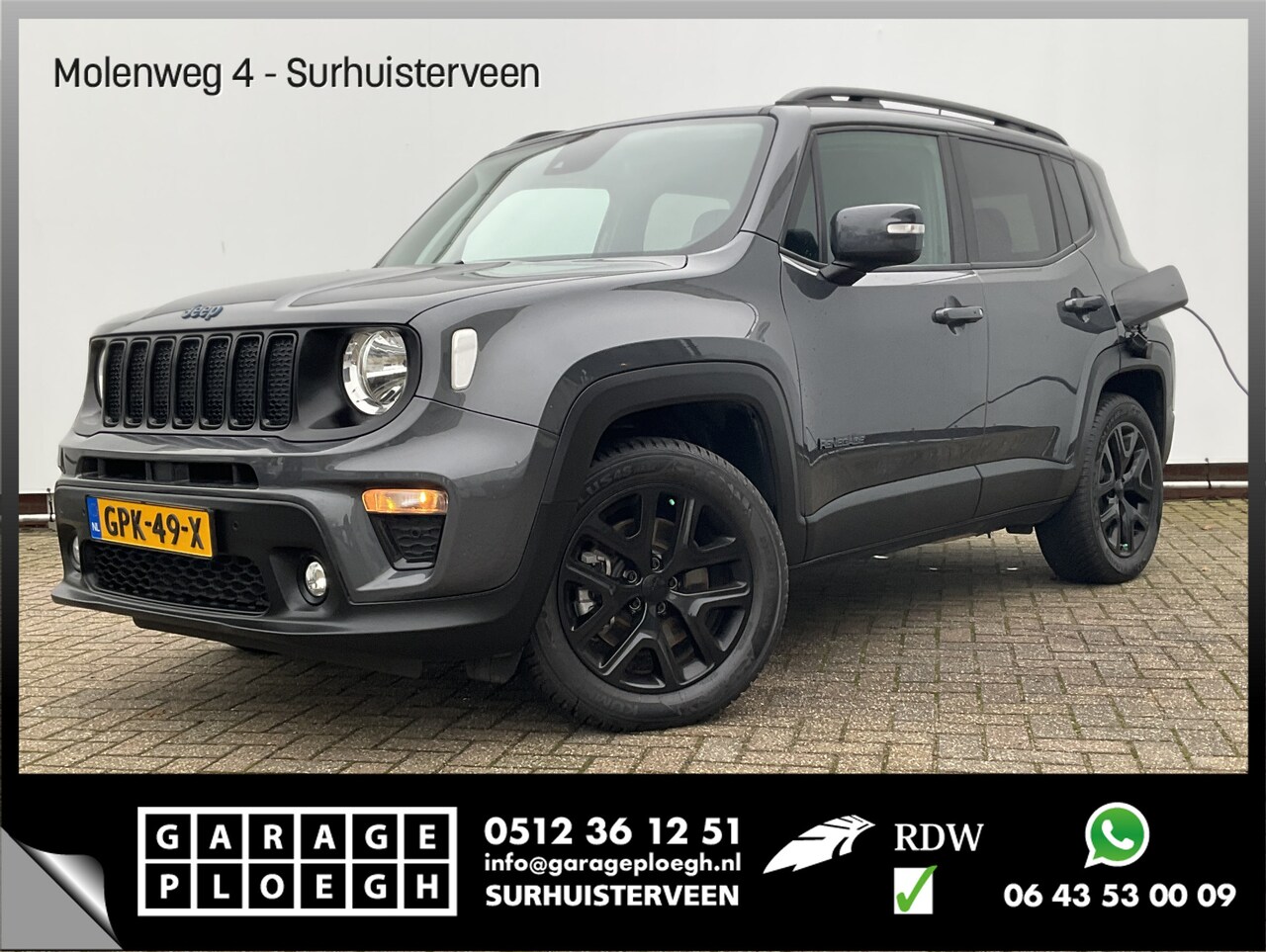 Jeep Renegade - 4xe 259 Plug-in Hybrid Adap.cruise Carplay PHEV - AutoWereld.nl