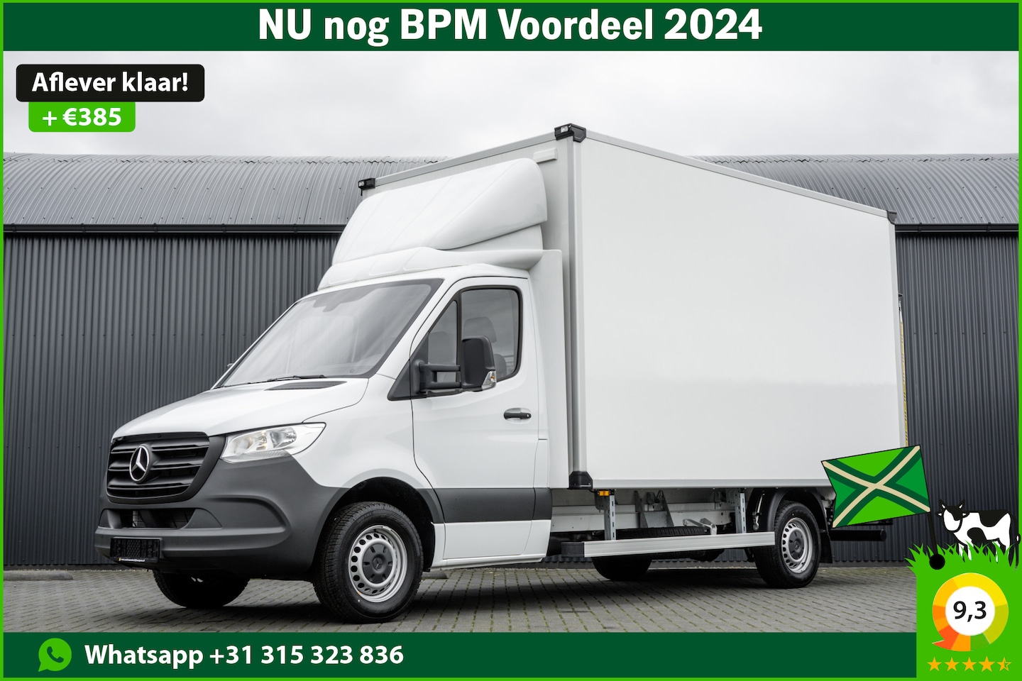 Mercedes-Benz Sprinter - **315 CDI | NIEUW | Bakwagen met Laadklep + Zijdeur | Fabrieksgarantie | Euro 6 | Climate* - AutoWereld.nl