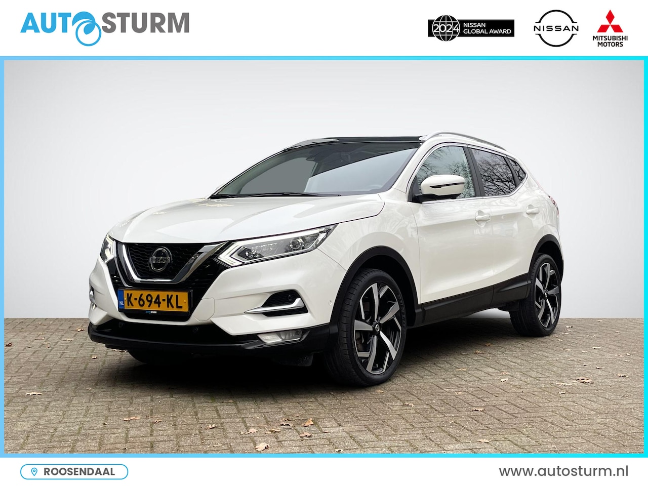 Nissan Qashqai - 1.3 DIG-T Tekna | Trekhaak | Panoramadak | Apple Carplay/Android Auto | Adapt. Cruise Cont - AutoWereld.nl