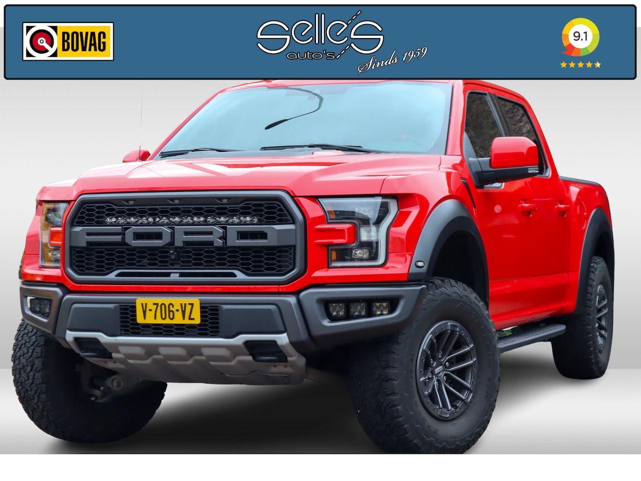 Ford F150 - USA 3.5 V6 Ecoboost SuperCrew Raptor | Premium Audio | Alarm | Cut Out - AutoWereld.nl