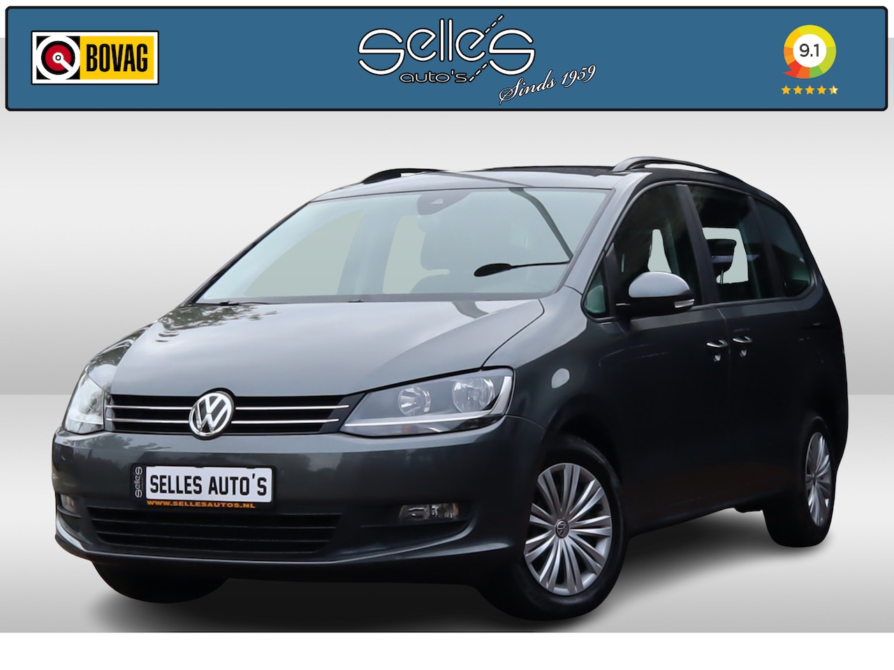 Volkswagen Sharan - 1.4 TSI Comfortline | 7 Persoons | Applecarplay | Camera | Navigatie - AutoWereld.nl